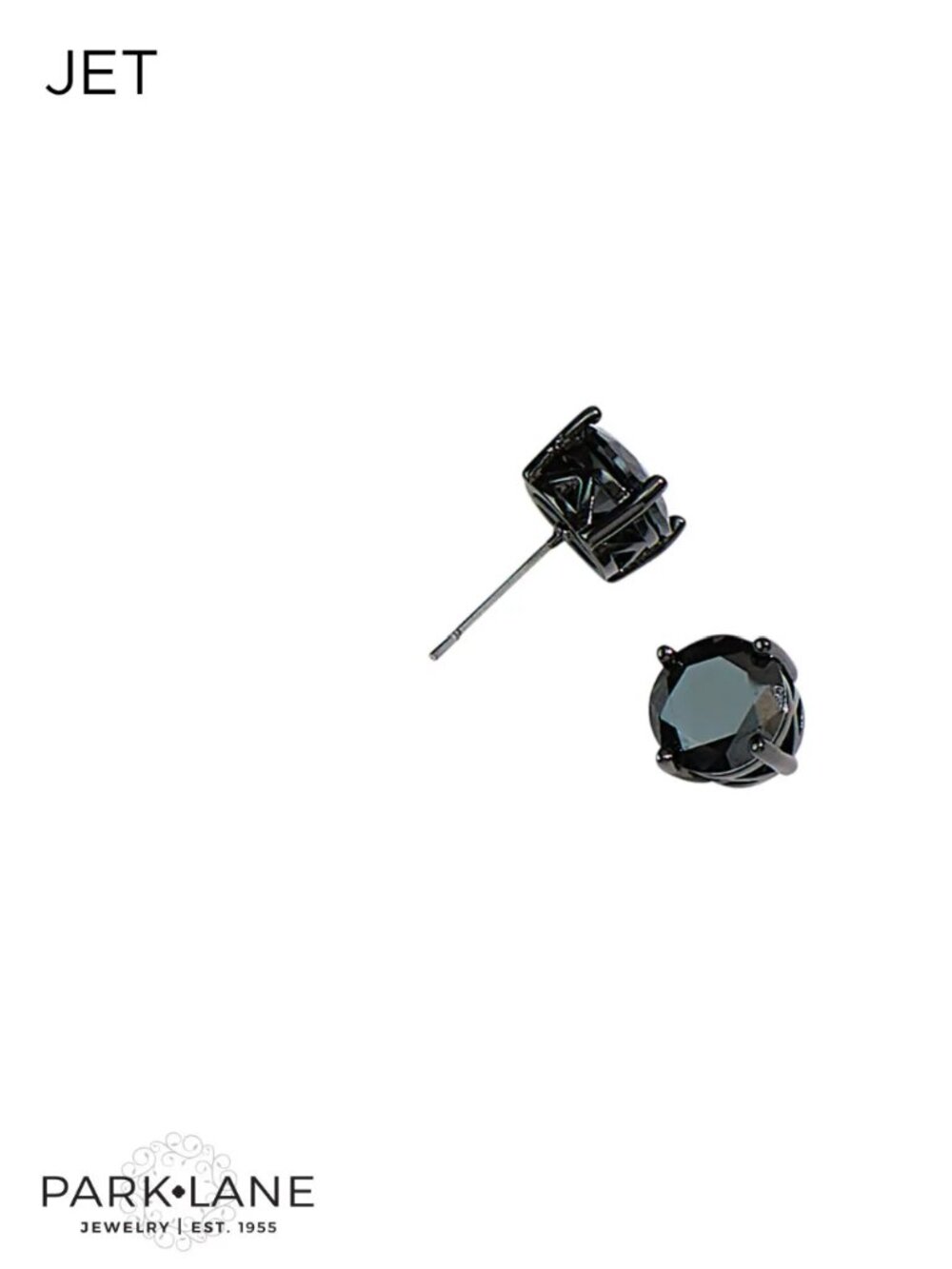 Park Lane Jet Black "Impression" Earrings - NWT
